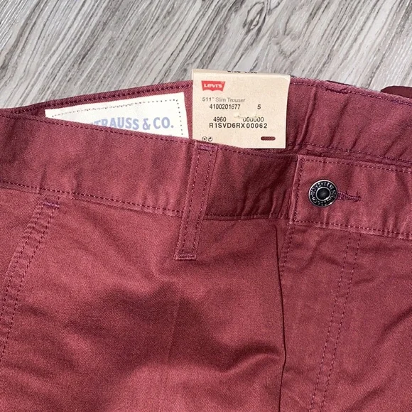 NWT Levi’s 511™ SLIM FIT PERFORMANCE TROUSER PANTS - Picture 4 of 6